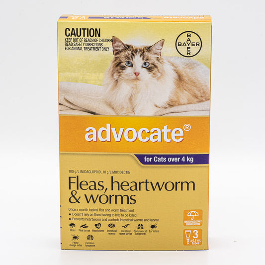 ADVOCATE CAT LARGE PURPLE OVER 4KG 3PACK