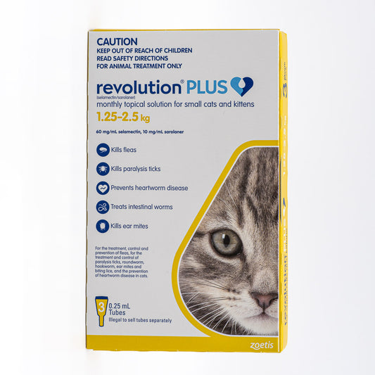 REVOLUTION PLUS KITTEN  1.25-2.5KG 3PACK