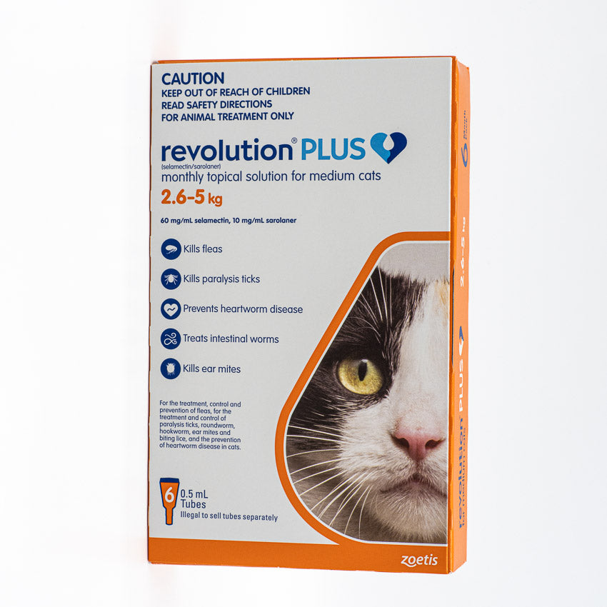 REVOLUTION PLUS CAT 2.5-5KG 6PACK