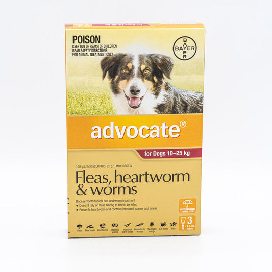 ADVOCATE DOG LARGE RED 10-25KG 3PACK