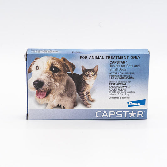 CAPSTAR 11MG CATS/SML DOG BLUE 6TAB