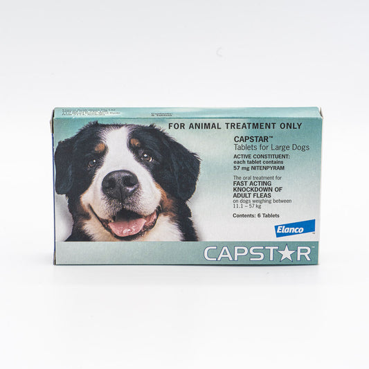 CAPSTAR 57MG LARGE DOG GREEN 6TAB