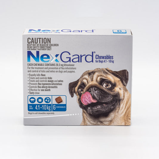 NEXGARD MEDIUM 4.1-10KG 6PACK