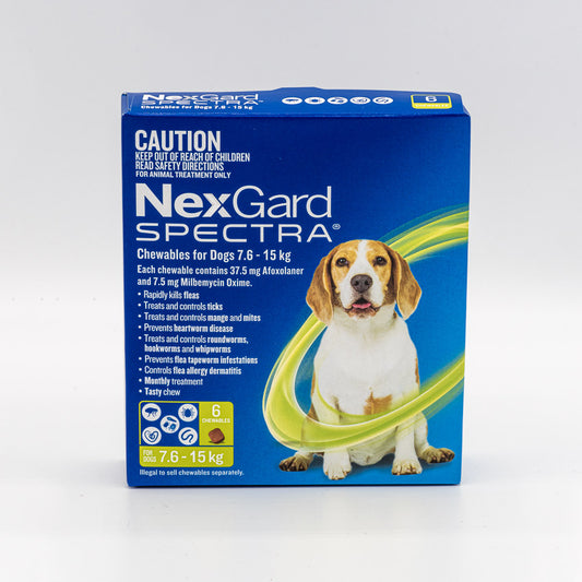 NEXGARD SPECTRA 7.6 -15KG 6PACK