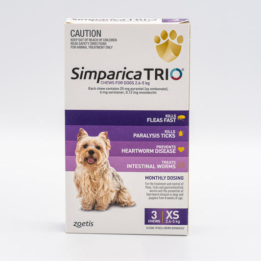 SIMPARICA TRIO 2.6-5KG 3PACK