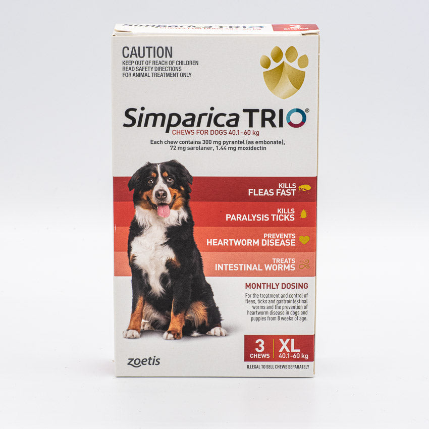 SIMPARICA TRIO 40.1-60KG 3PACK