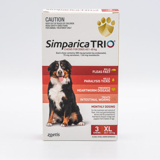SIMPARICA TRIO 40.1-60KG 3PACK
