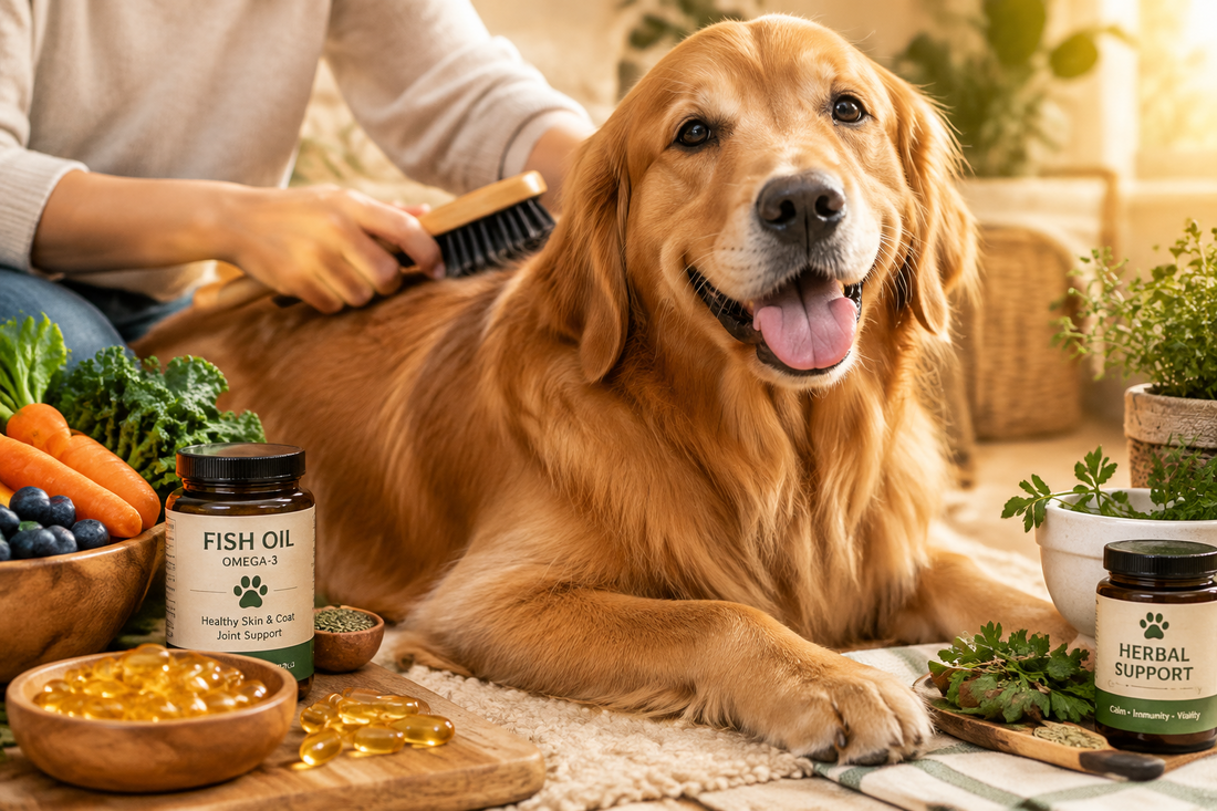 Dog Skin and Coat Care: The Complete Guide to Supplements, Treatments and Diet