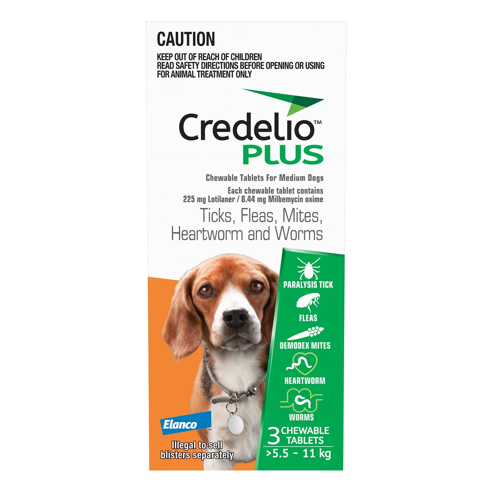 CREDELIO PLUS MEDIUM 5.5-11KG ORANGE 3PK