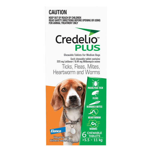 CREDELIO PLUS MEDIUM 5.5-11KG ORANGE 6PK