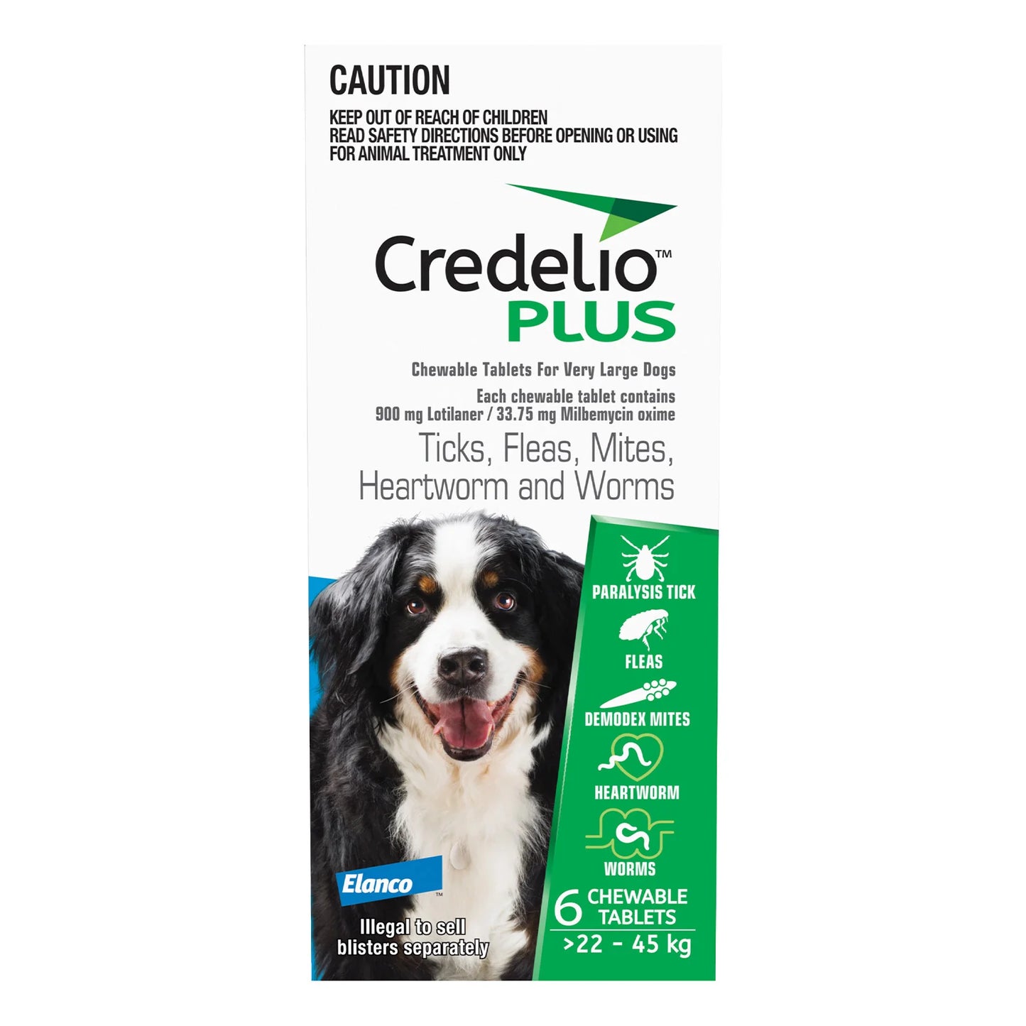 CREDELIO PLUS XLARGE 22-45KG BLUE 6PK