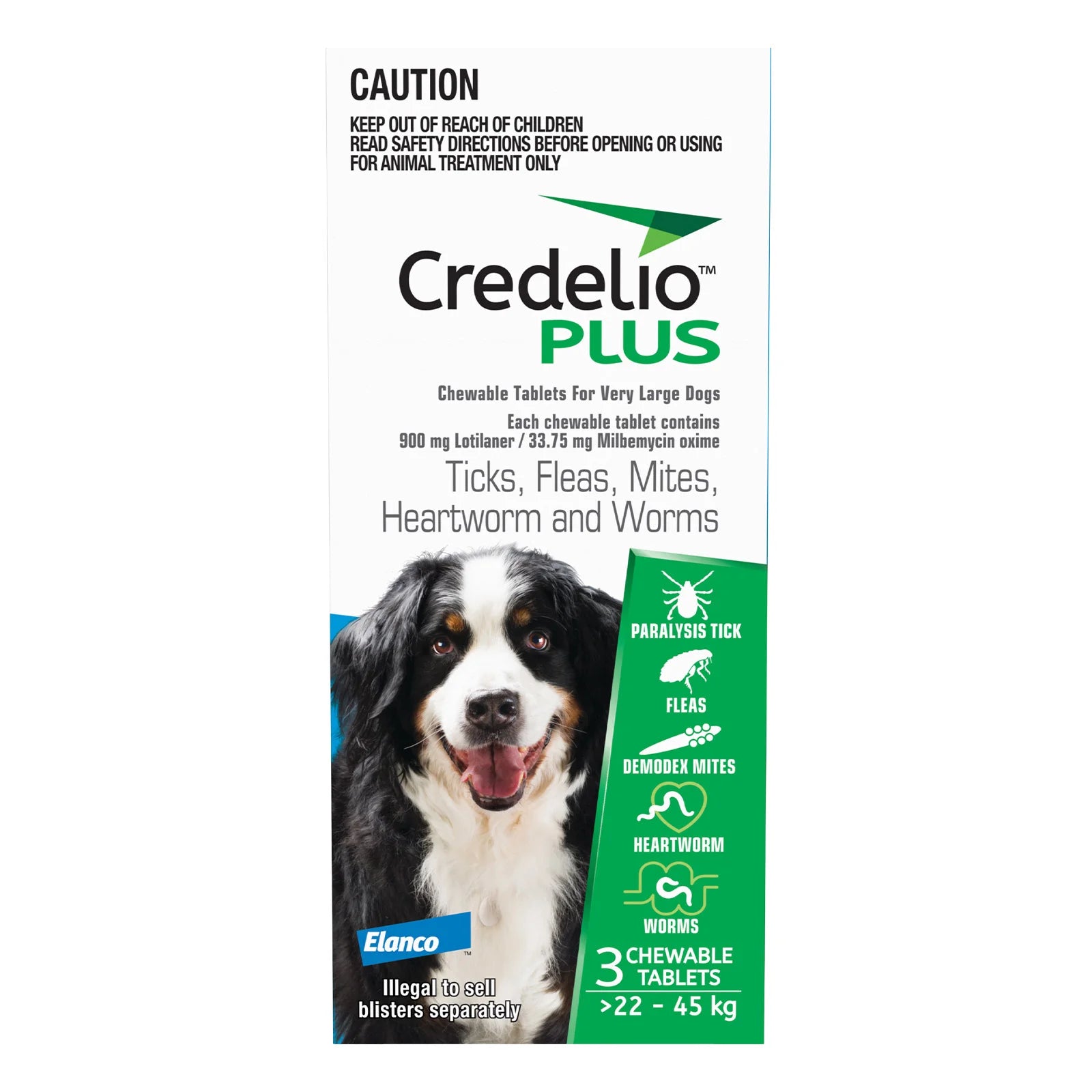 CREDELIO PLUS XLARGE 22-45KG BLUE 3PK