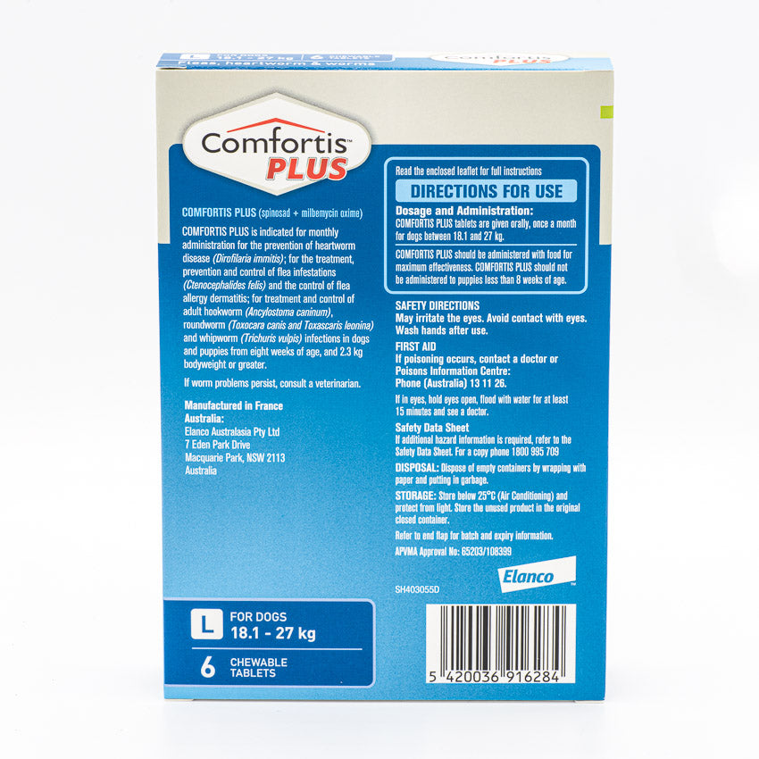 Comfortis blue 6 pack Clearance