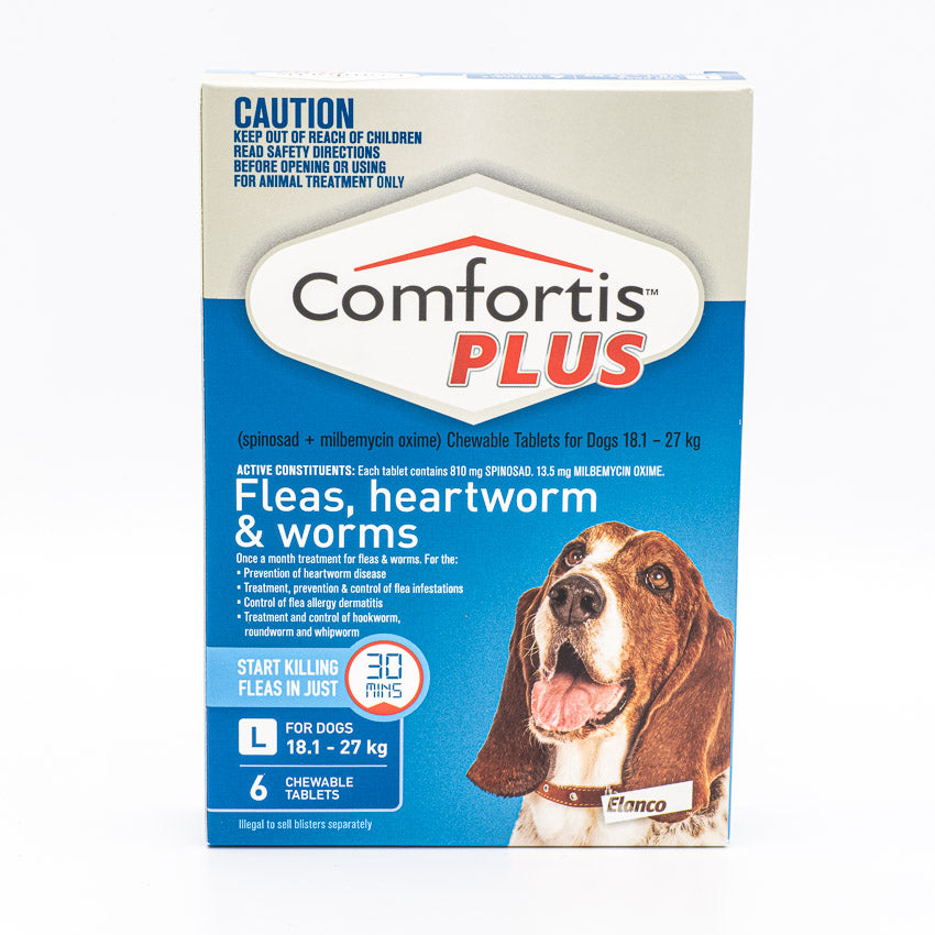 COMFORTIS PLUS 18.1-27KG BLUE 6PK-810MG