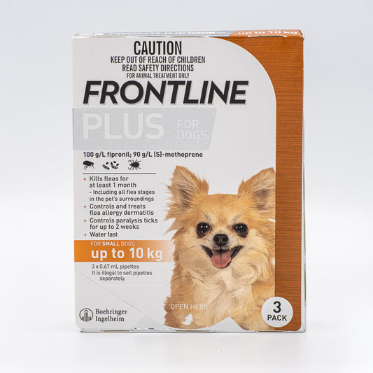 FRONTLINE PLUS SMALL DOG 3PACK