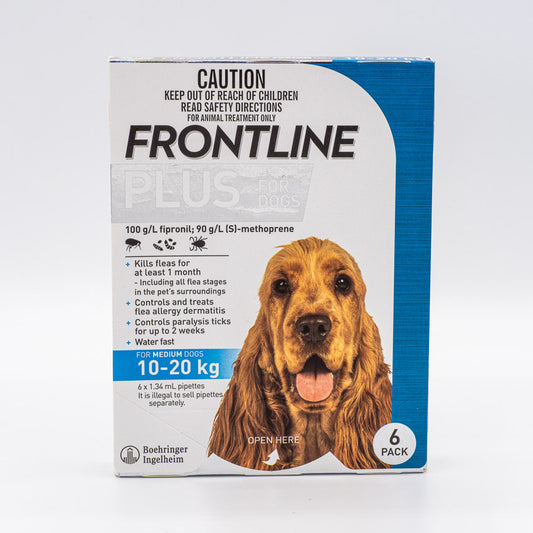 FRONTLINE PLUS MEDIUM DOG 6PACK