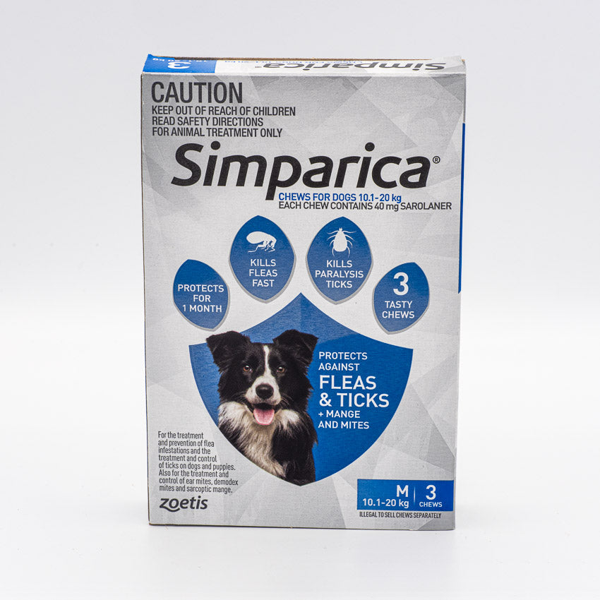 SIMPARICA 10.1-20KG 3PACK