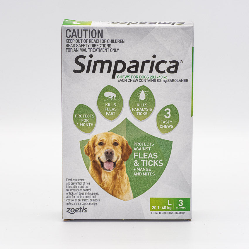 SIMPARICA 20.1-40KG 3PACK