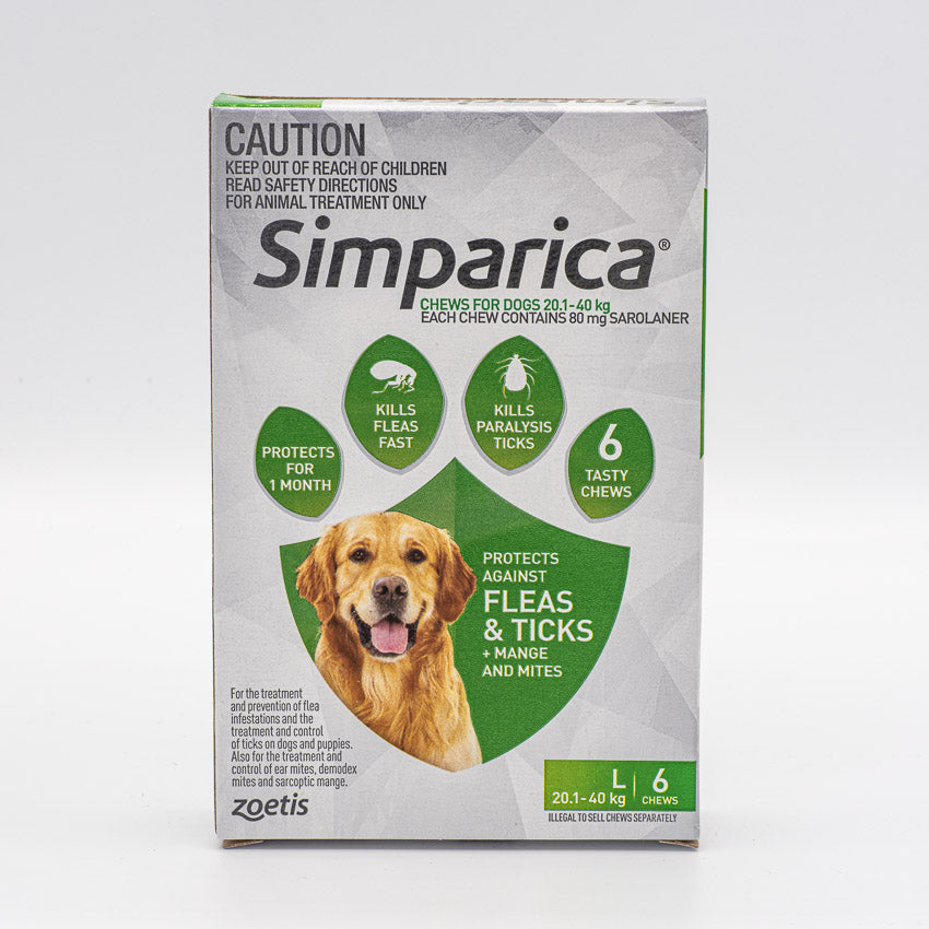 SIMPARICA 20.1-40KG 6PACK