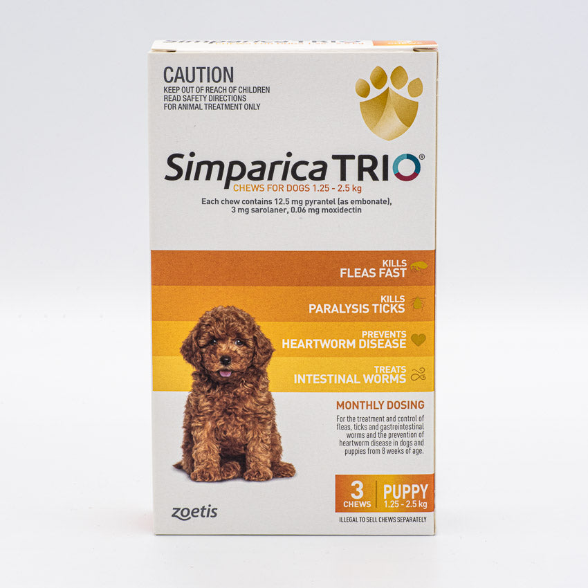 SIMPARICA TRIO 1.3-2.5KG 3PACK