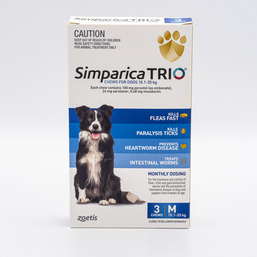 SIMPARICA TRIO 10.1-20KG 3PACK