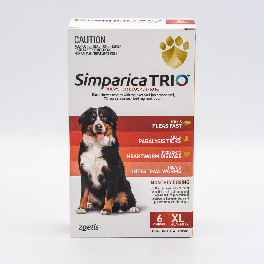 SIMPARICA TRIO 40.1-60KG 6PACK